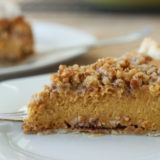 Sweet Potato Pie with Pecan Topping