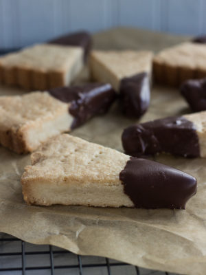 Chocolate-Dipped Shortbread