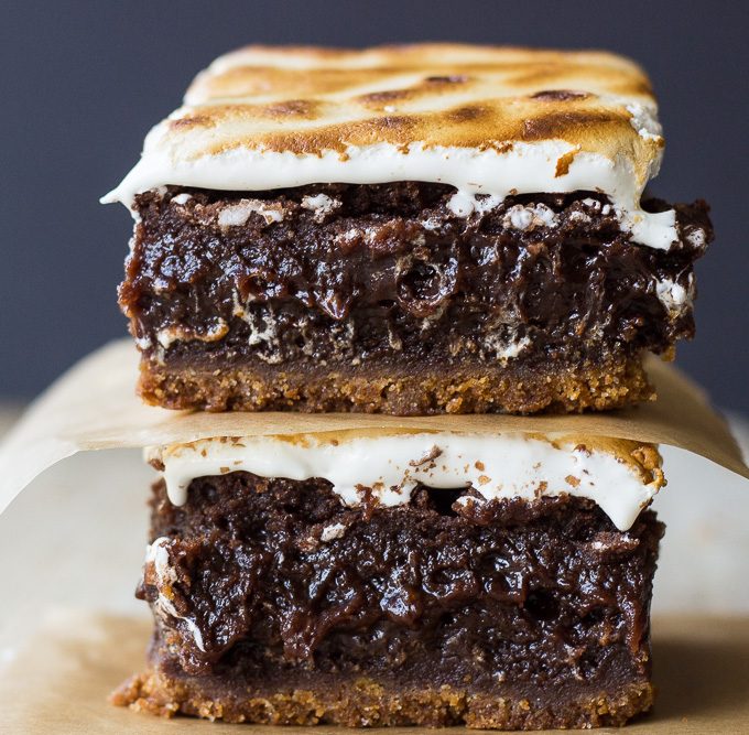 Decadent S'mores Brownies