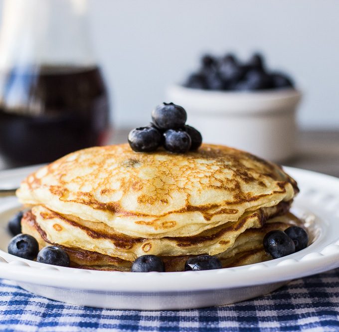 Buttermilk Blueberry Pancakes
