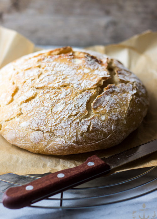 Rustic No-Knead Bread