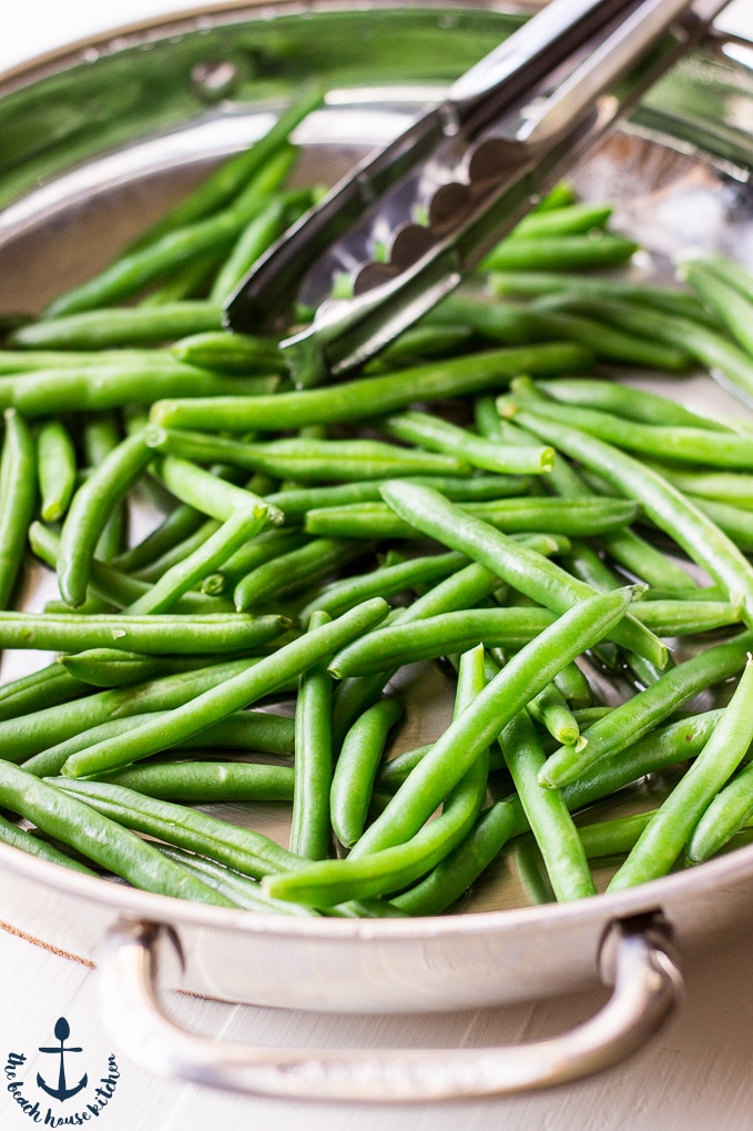 Green Beans with Horseradish Panko Crumbs