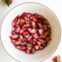 Strawberry Rhubarb Pot Pies