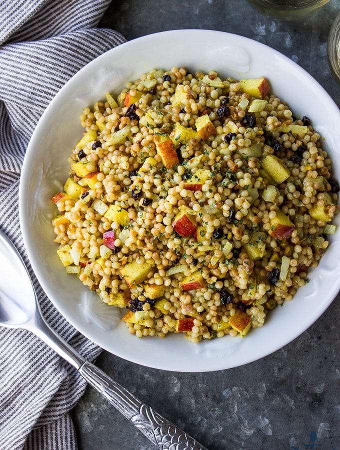Curried Couscous with Apples and Fennel