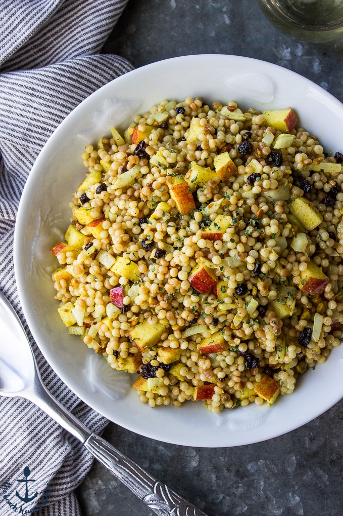 Curried Couscous with Apples and Fennel