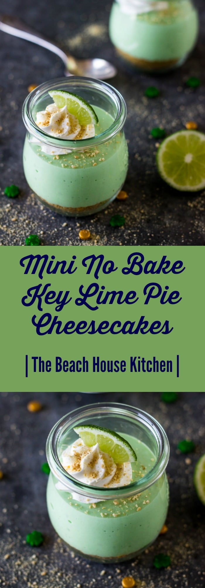Mini No Bake Key Lime Pie Cheesecakes
