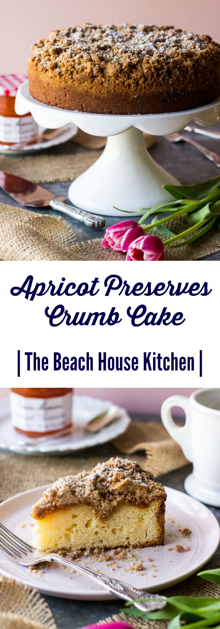 Apricot Preserves Crumb Cake