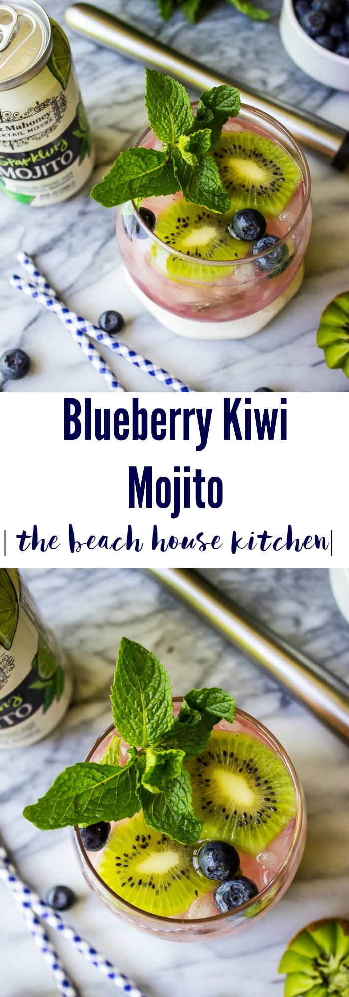Blueberry Kiwi Mojito
