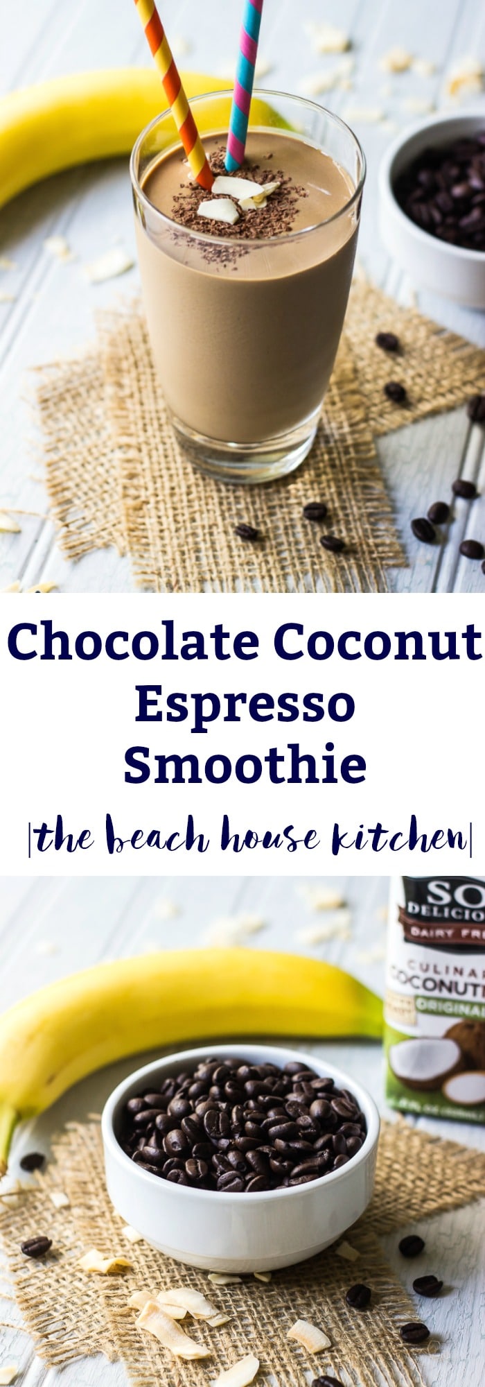 Chocolate Coconut Espresso Smoothie