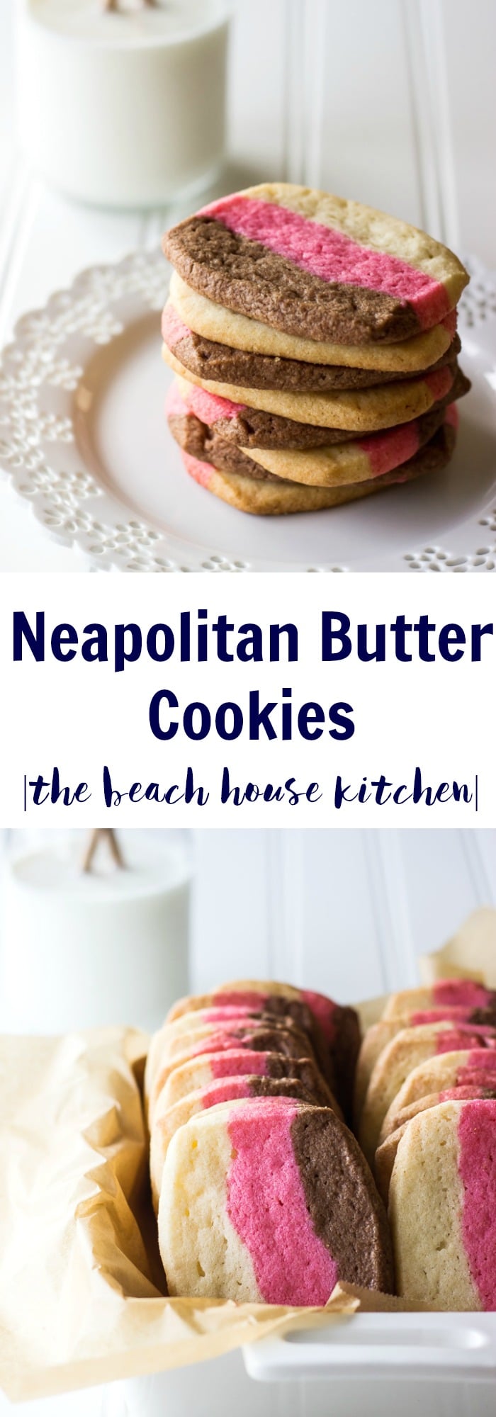 Neapolitan Butter Cookies