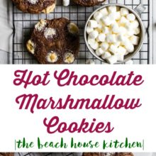 Hot Chocolate Marshmallow Cookies