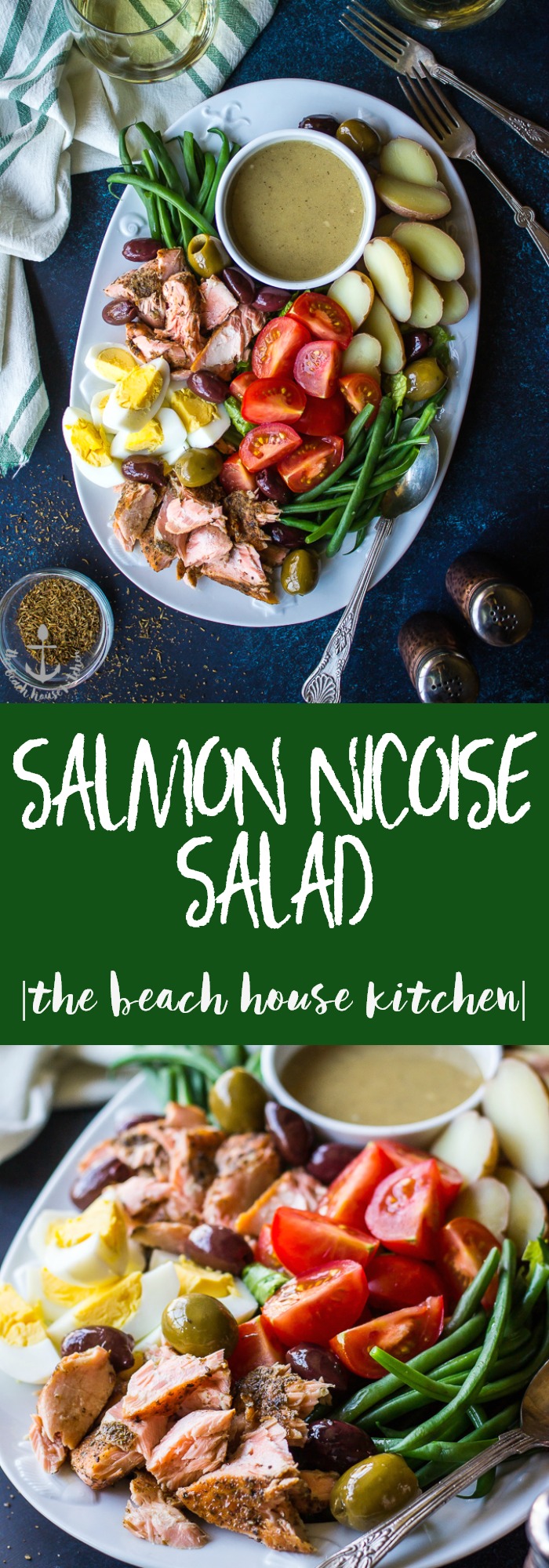 Salmon Nicoise Salad with Dijon Vinaigrette