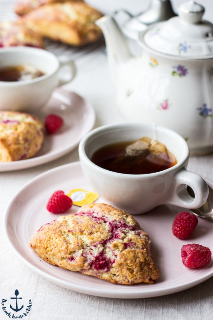 Raspberry Lemon Scones