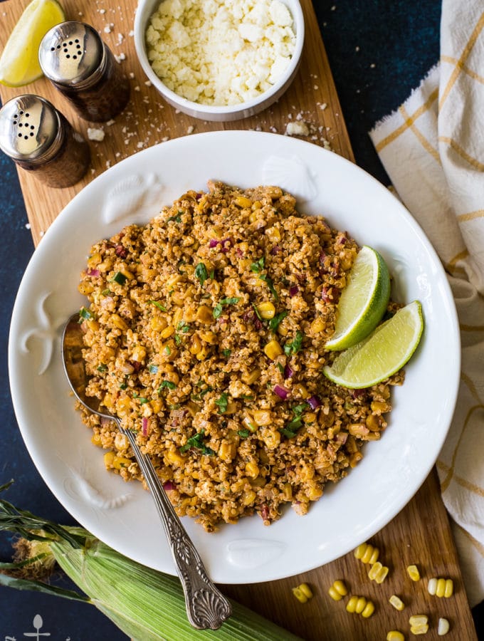 Mexican Street Corn Quinoa Salad