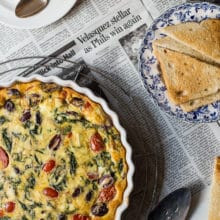 Greek Omelet Egg Bake