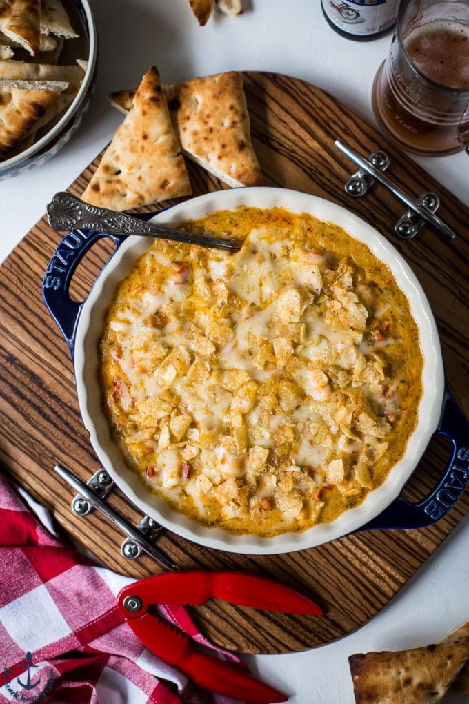Hot Cheesy Lobster Dip - The Beach House Kitchen