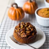 Mini Pumpkin Praline Upside Down Cakes
