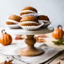 Pumpkin Whoopie Pies with Praline Buttercream