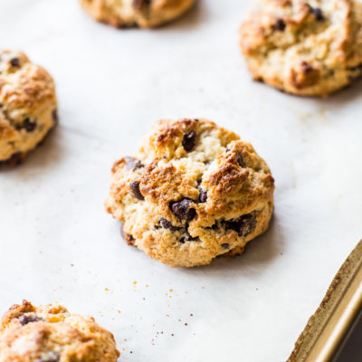 Chocolate Chip Toasted Coconut Scones - The Beach House Kitchen