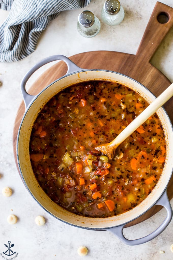 Manhattan Clam Chowder | The Beach House Kitchen