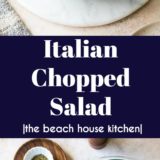 Italian Chopped Salad long Pinterest pin