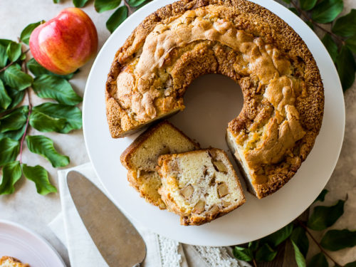 The BEST Vegan Apple Cake Ever! - Namely Marly