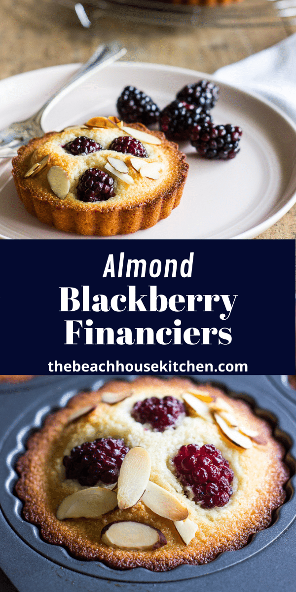 Almond Blackberry Financiers - The Beach House Kitchen