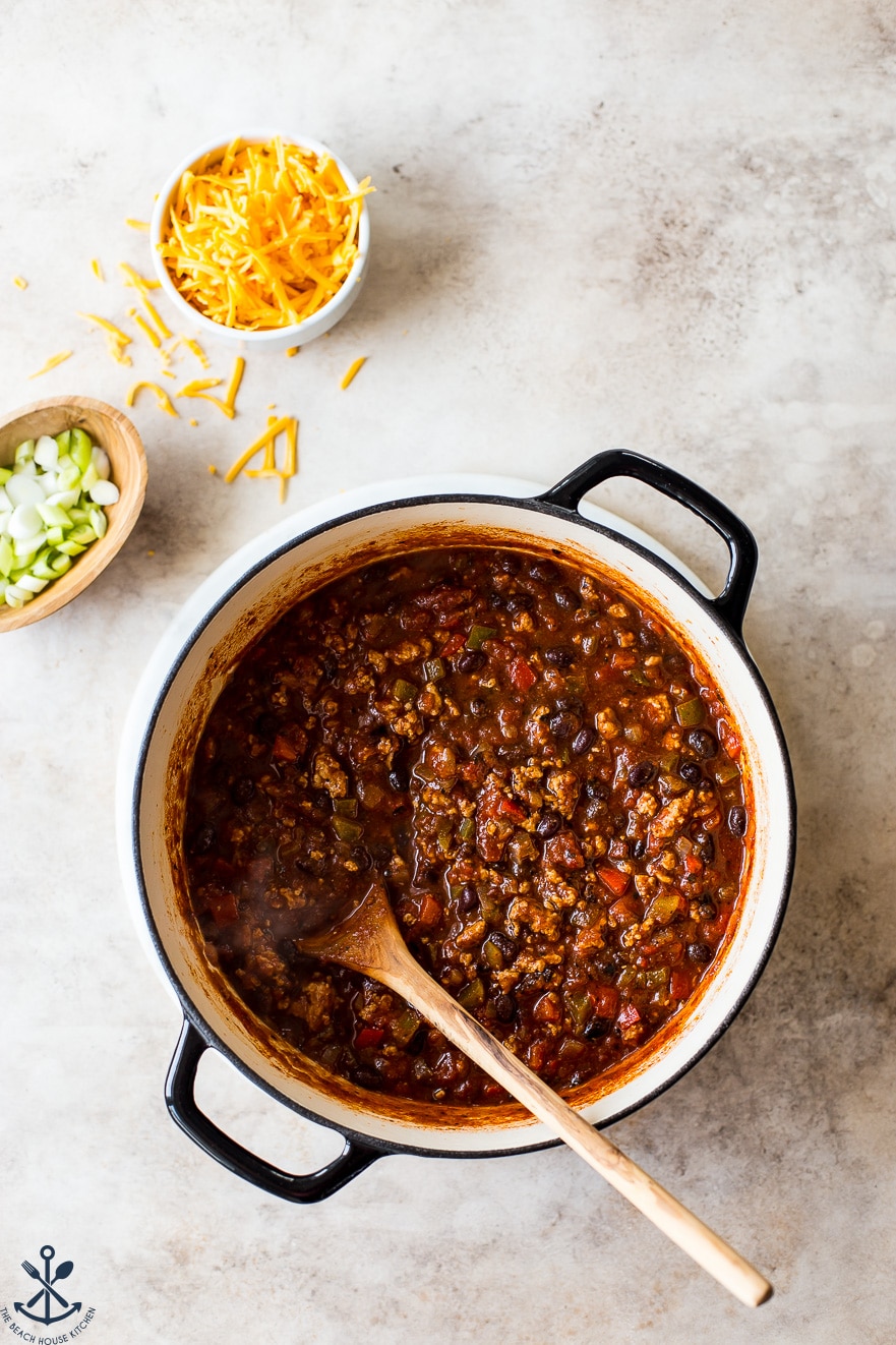 Terrific Turkey Chili with Black Beans - Cooking with Mamma C
