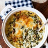 Spinach Artichoke Dip with Bacon long Pinterest pin