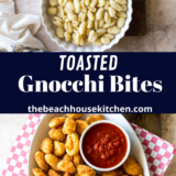 Toasted Gnocchi Bites long Pinterest pin