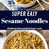 Sesame Noodles long Pinterest pin