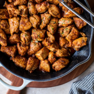Mexican Spiced Chicken Bites long Pinterest pin