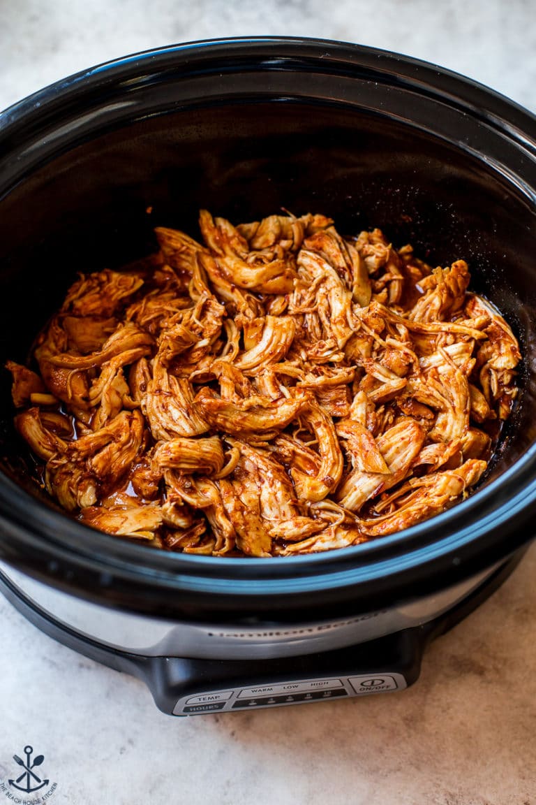 Slow Cooker Honey Chipotle Chicken - The Beach House Kitchen