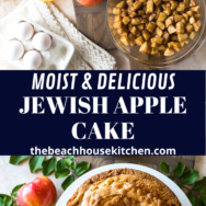 Jewish Apple Cake long Pinterest pin