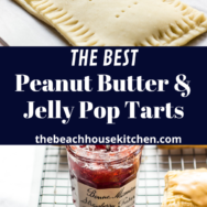 Peanut Butter and Jelly Pop Tarts long Pinterest pin