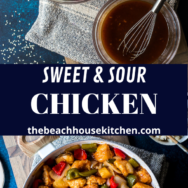 Sweet & Sour Chicken long Pinterest pin