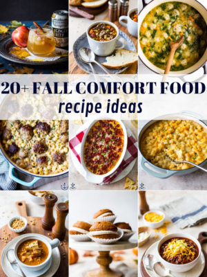 20+ Fall Comfort Food Recipe Ideas Collage