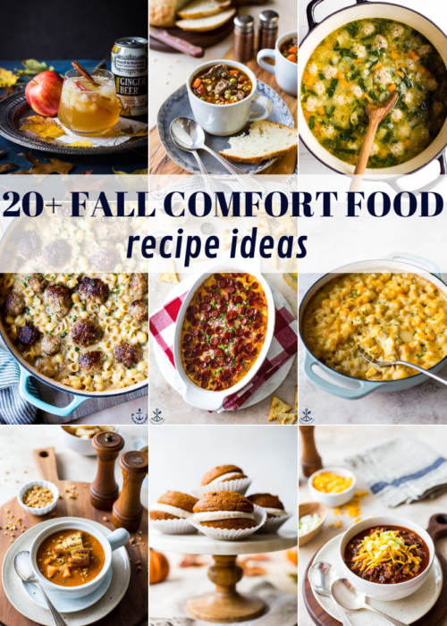 20+ Fall Comfort Food Recipe Ideas Collage