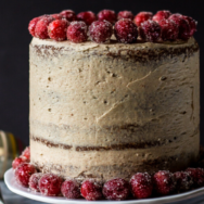 Spiced Layer Cake with Cinnamon Buttercream long Pinterest pin