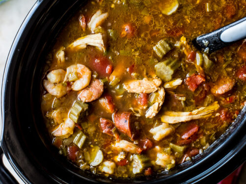Easy Slow Cooker Gumbo - The Beach House Kitchen