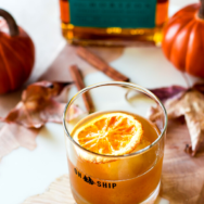 Pumpkin Spice Old Fashioned long Pinterest pin