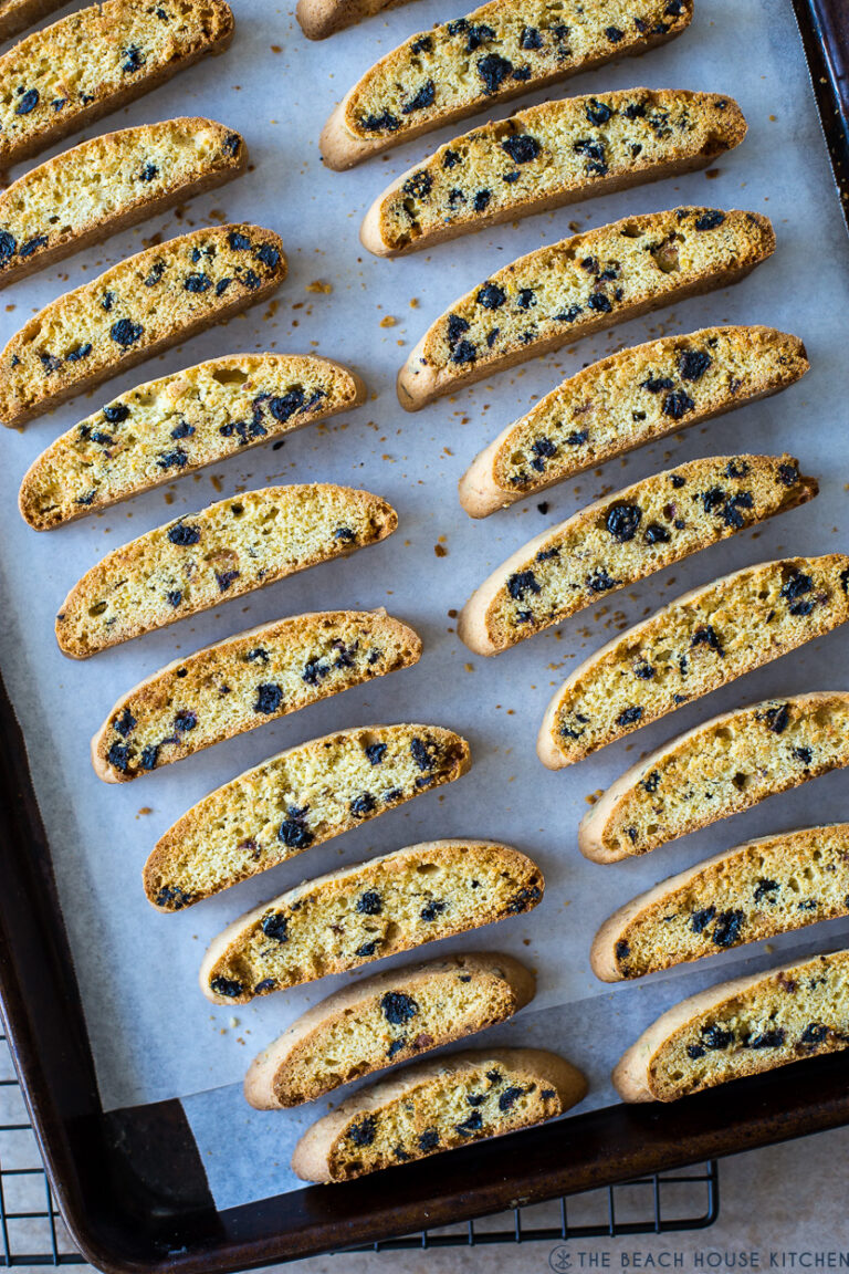 Blue Amalfi Lemon Biscotti Jar