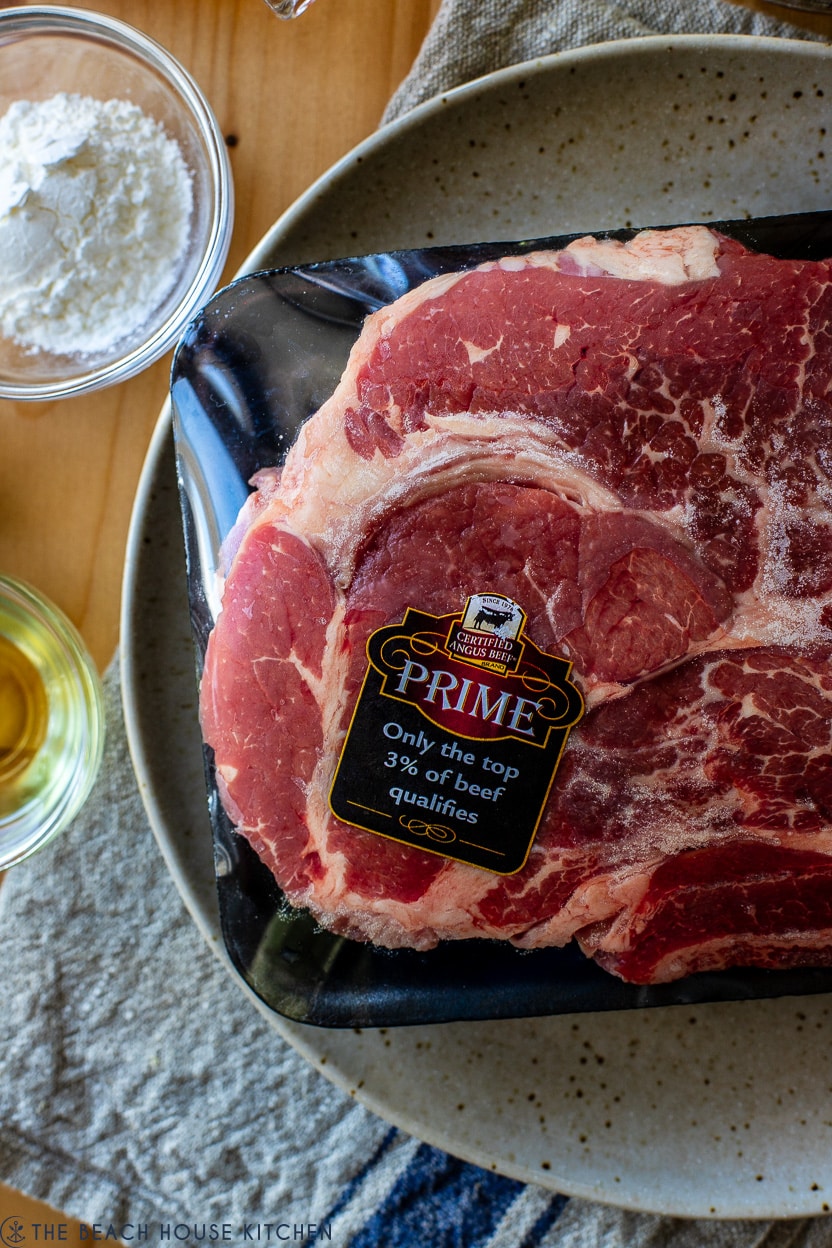 Overhead photo of a Certified Angus Beef Prime chuck roast